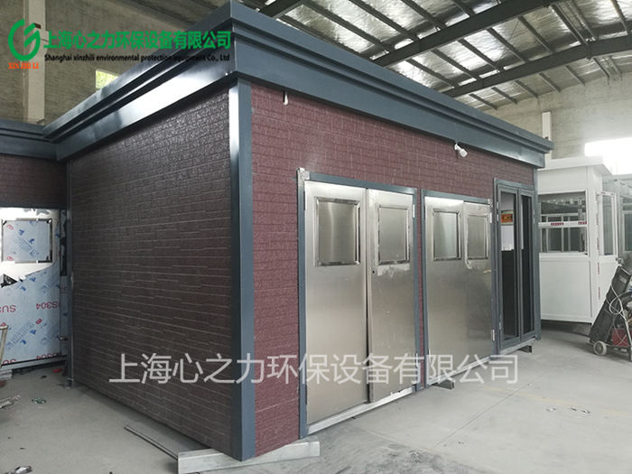上海心之力鋼結(jié)構(gòu)垃圾房生產(chǎn)場景